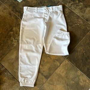 Easton White Athletic Baseball Pants